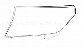 СТЕКЛО ФАРЫ ЛЕВОЕ TOYOTA LC200 12-15