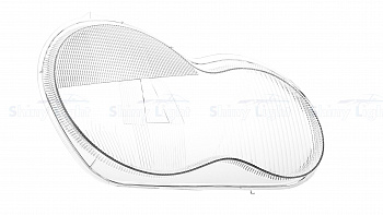 СТЕКЛО ФАРЫ ПРАВОЕ MERCEDES-BENZ C-CLASS W203 00-04