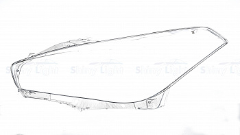 СТЕКЛО ФАРЫ ЛЕВОЕ INFINITI Q70 15-19