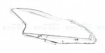СТЕКЛО ФАРЫ ПРАВОЕ NISSAN TEANA L33 14-20