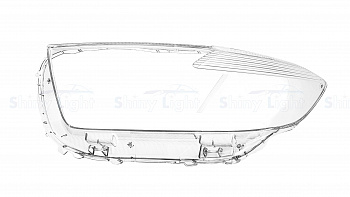 СТЕКЛО ФАРЫ ЛЕВОЕ TOYOTA HIGHLANDER 07-10
