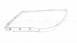 Стекло фары левое Volkswagen Tiguan 2007-2011