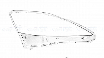 СТЕКЛО ФАРЫ ПРАВОЕ LEXUS IS 05-10