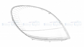 СТЕКЛО ФАРЫ ПРАВОЕ RENAULT KANGOO 03-09