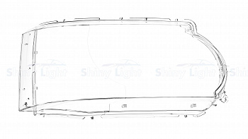 СТЕКЛО ФАРЫ ПРАВОЕ RANGE ROVER VOGUE L322 09-12