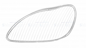 СТЕКЛО ФАРЫ ЛЕВОЕ MERCEDES-BENZ S-CLASS W220 98-05