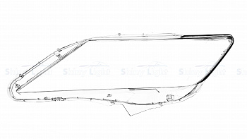 СТЕКЛО ФАРЫ ЛЕВОЕ TOYOTA CAMRY V50 11-14