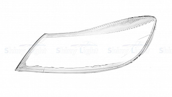 СТЕКЛО ФАРЫ ЛЕВОЕ SKODA OCTAVIA A5 FL 09-13
