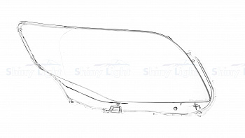 СТЕКЛО ФАРЫ ПРАВОЕ TOYOTA COROLLA AXIO/FIELDER E140 08-13 (ФАРЫ С ЛИНЗАМИ)