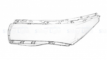 СТЕКЛО ФАРЫ ЛЕВОЕ TOYOTA COROLLA E160 12-16