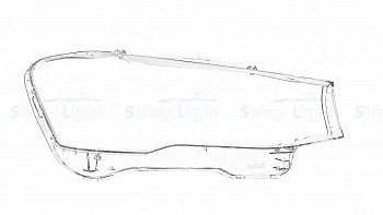 СТЕКЛО ФАРЫ ПРАВОЕ BMW X3 F25 X4 F26  14-17