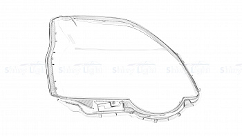 СТЕКЛО ФАРЫ ПРАВОЕ NISSAN X-TRAIL T31 11-13
