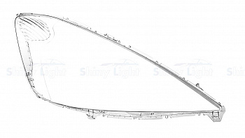 СТЕКЛО ФАРЫ ПРАВОЕ HONDA FIT 07-10