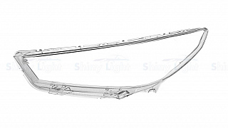 Стекло фары левое JAC J7 2020+
