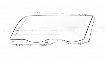 СТЕКЛО ФАРЫ ПРАВОЕ BMW 3 SERIES E46 98-01