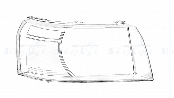 СТЕКЛО ФАРЫ ПРАВОЕ LAND ROVER FREELANDER 07-12