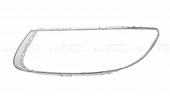 СТЕКЛО ФАРЫ ЛЕВОЕ HYUNDAI SANTA FE 05-12