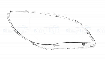 СТЕКЛО ФАРЫ ПРАВОЕ SUBARU IMPREZA 05-07