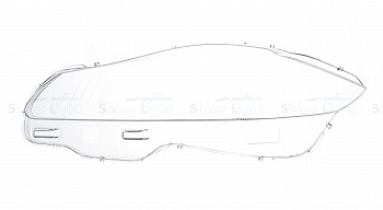 СТЕКЛО ФАРЫ ЛЕВОЕ JAGUAR XJ 09-19