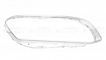 СТЕКЛО ФАРЫ ПРАВОЕ VOLVO XC60 13-17