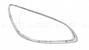 СТЕКЛО ФАРЫ ПРАВОЕ HYUNDAI GETZ 05-11