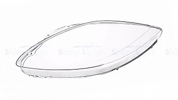 СТЕКЛО ФАРЫ ЛЕВОЕ SEAT LEON 05-09