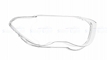 СТЕКЛО ФАРЫ ПРАВОЕ BMW 7 SERIES E66 01-05