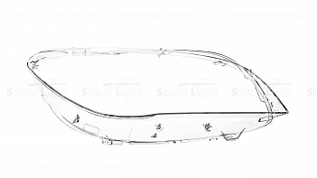 СТЕКЛО ФАРЫ ПРАВОЕ BMW 7 SERIES F01 08-15