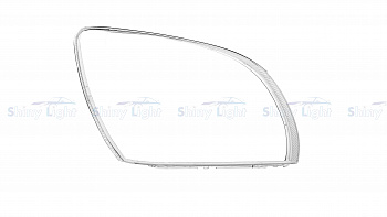 СТЕКЛО ФАРЫ ПРАВОЕ KIA SPORTAGE 04-08